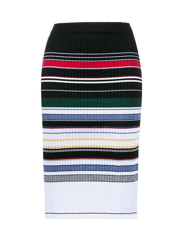 ESC: Saturday Savings Color Block Skirt