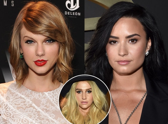Taylor Swift, Demi Lovato, Kesha Taylor Swift, Demi Lovato, Kesha