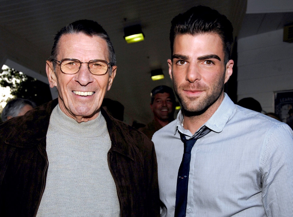 Leonard Nimoy, Zachary Quinto Leonard Nimoy, Zachary Quinto
