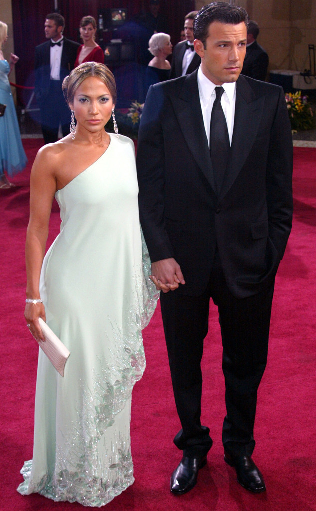 Jennifer Lopez & Ben Affleck from Throwback Couples at the Oscars E