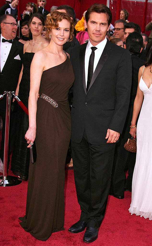 Diane Lane & Josh Brolin from Throwback Couples at the Oscars E! News