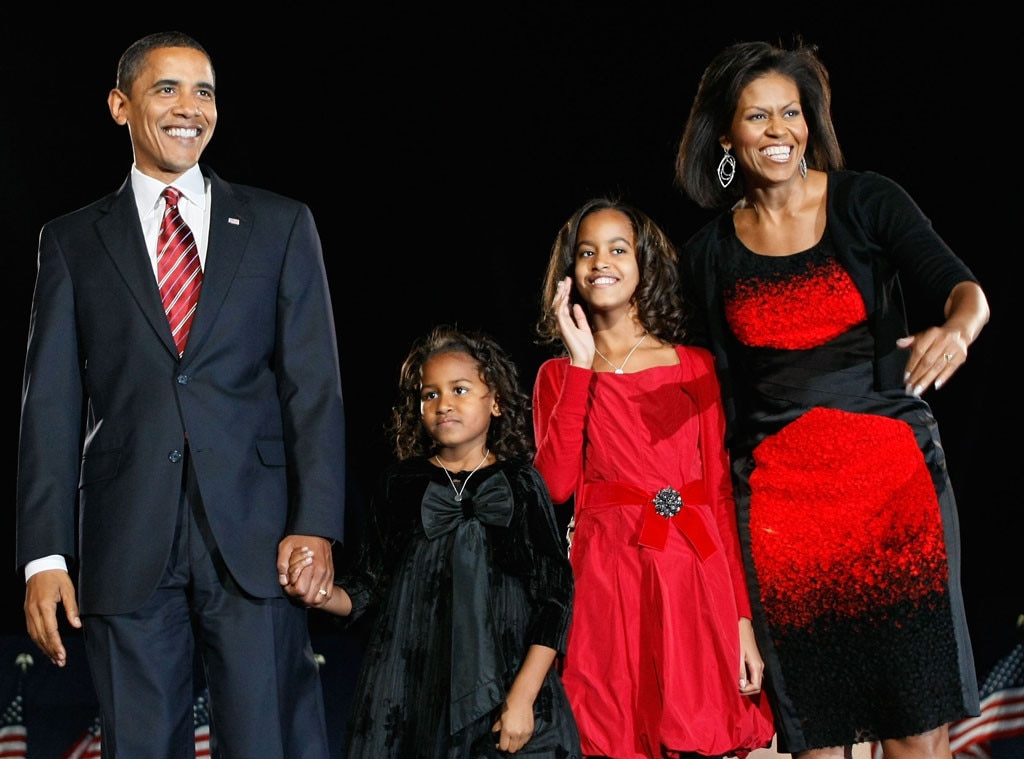 Malia And Sasha Obama Look Stunning At First State Dinner E News