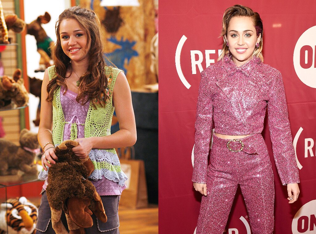 Miley Cyrus, Hannah Montana, Then and Now Miley Cyrus, Hannah Montana, Then and Now