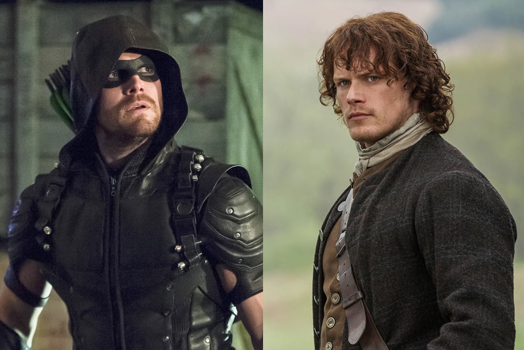 Stephen Amell, Arrow, Sam Heughan, Outlander Stephen Amell, Arrow, Sam Heughan, Outlander