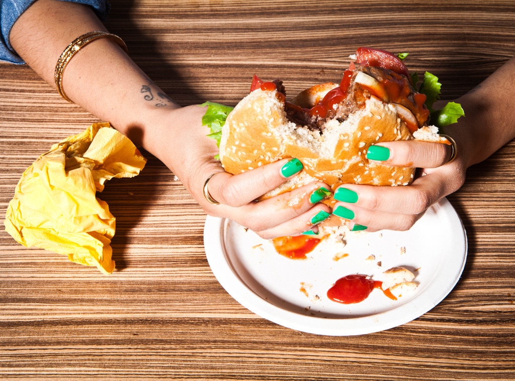 Fast food, Hamburger, Manicure Fast food, Hamburger, Manicure