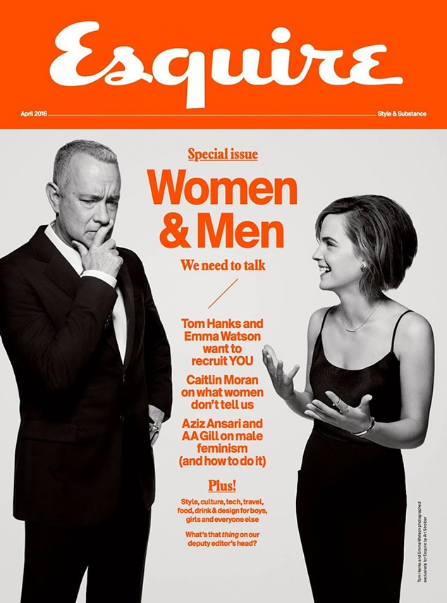 Emma Watson, Tom Hanks, Esquire U.K. Emma Watson, Tom Hanks, Esquire U.K.
