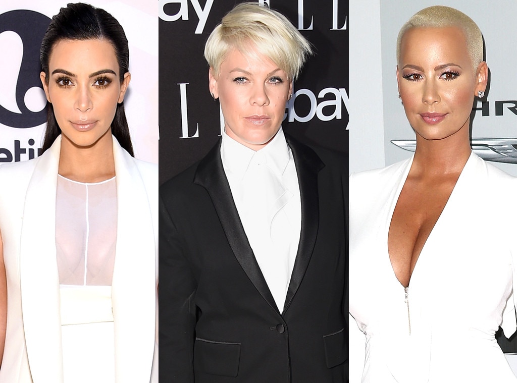 Kim Kardashian, Pink, Amber Rose Kim Kardashian, Pink, Amber Rose