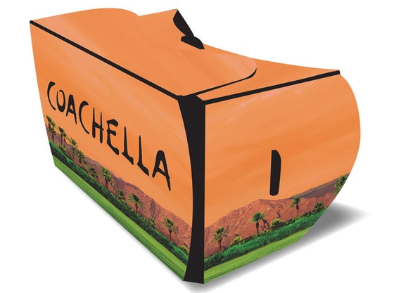Coachella Virtual Reality Cardboard Viewer Coachella Virtual Reality Cardboard Viewer