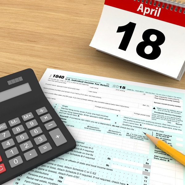 Tax Day, April 18th, 2016 Tax Day, April 18th, 2016
