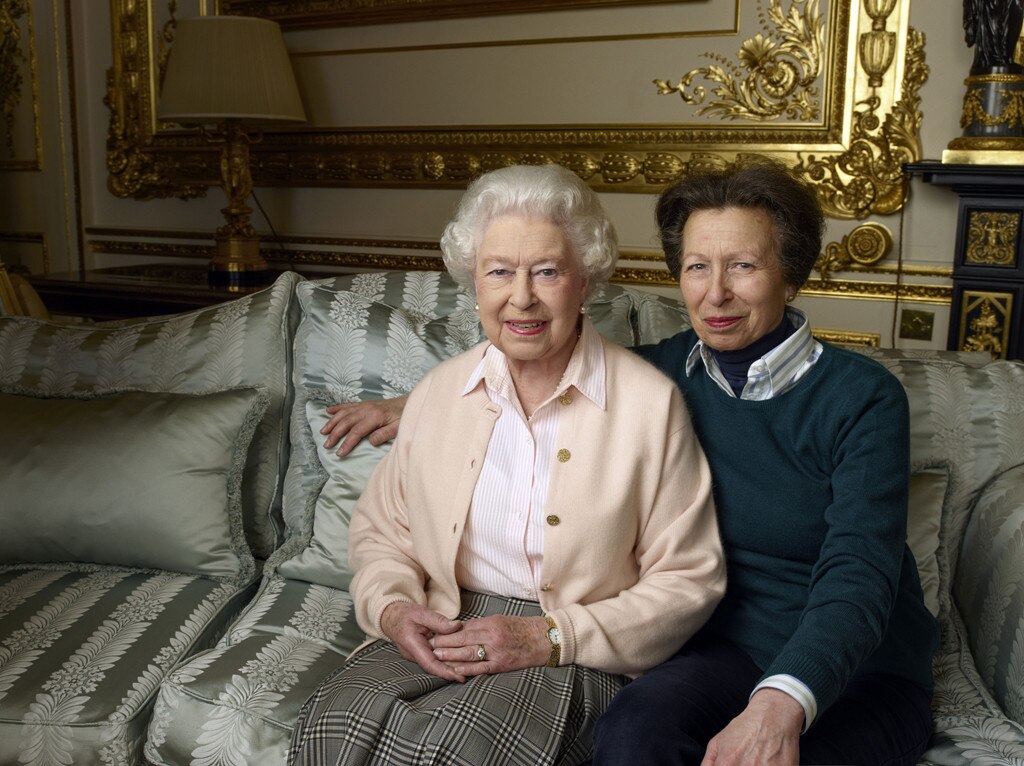 Queen Elizabeth II Poses With Prince George and Princess Charlotte for