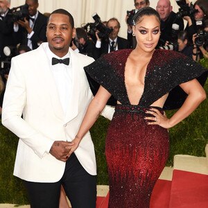 Carmelo Anthony, La La Anthony, MET Gala 2016, Arrivals, Couples