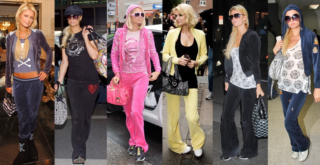 Paris Hilton Celebrates Juicy Couture in a Tracksuit