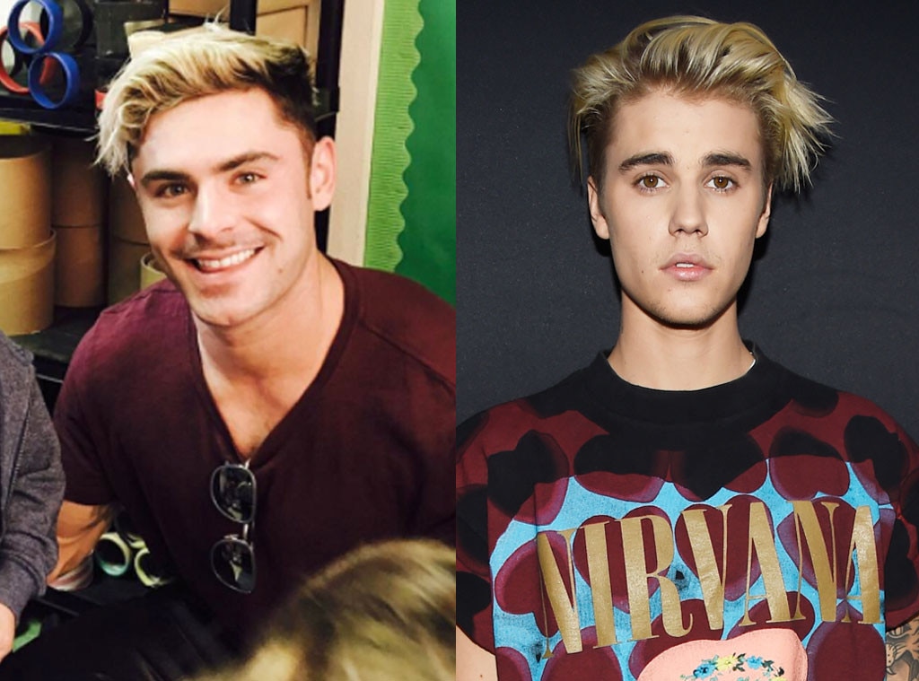 Omg Zac Efron Just Justin Bieber Ed His Hair E News