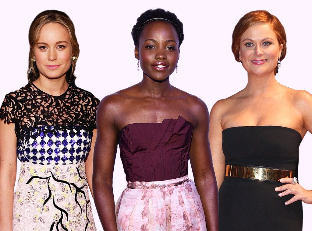ESC: Lupita Nyong'o, Brie Larson, Amy Poehler ESC: Lupita Nyong'o, Brie Larson, Amy Poehler