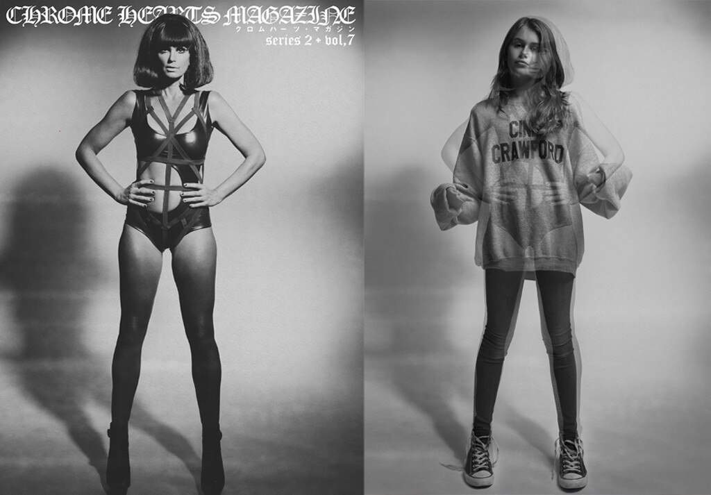 Chrome Hearts, Cindy Crawford, Kaia Gerber Chrome Hearts, Cindy Crawford, Kaia Gerber