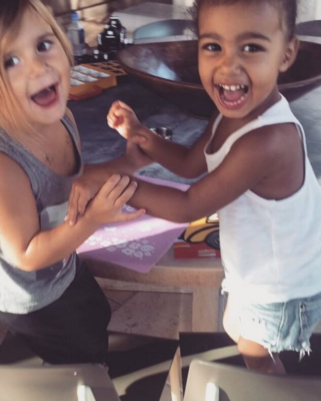 Penelope Disick, North West, 4th Birthday