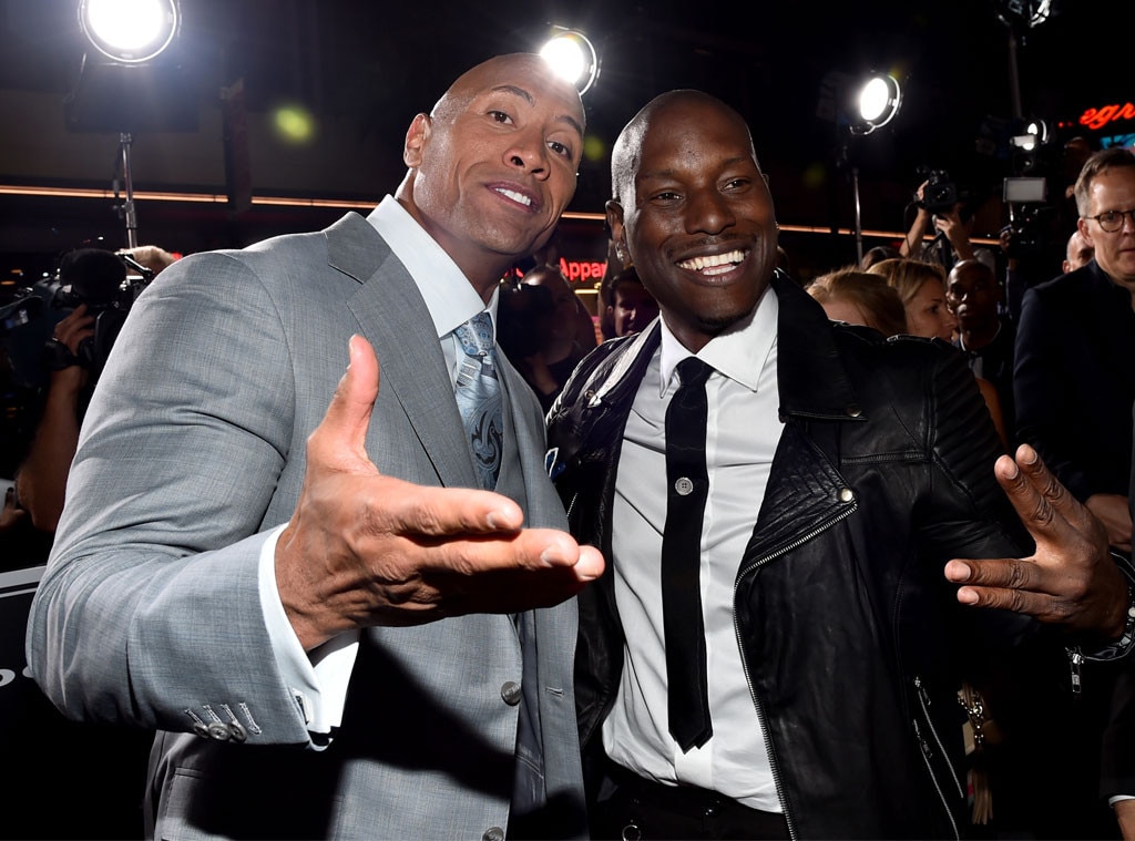 The Rock, Dwayne Johnson, Tyrese Gibson