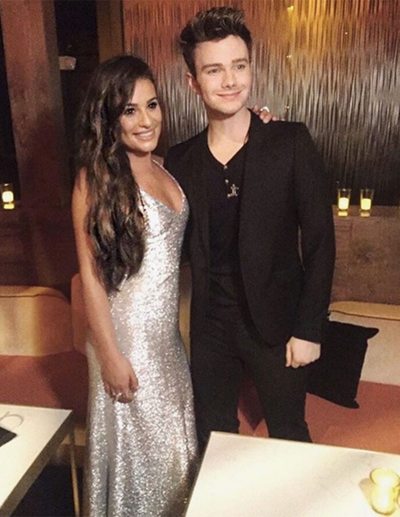 Lea Michele, Chris Colfer