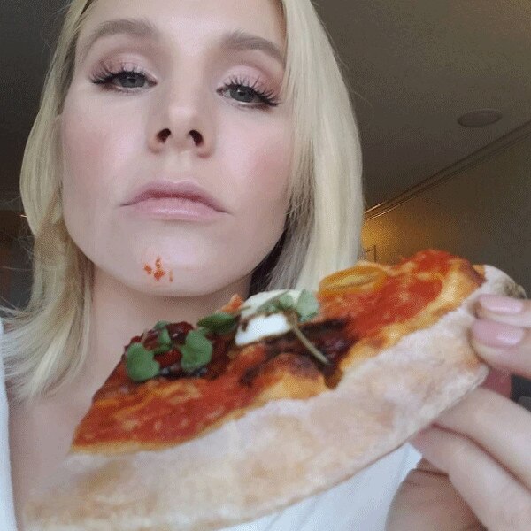 Celebrities Eating Pizza