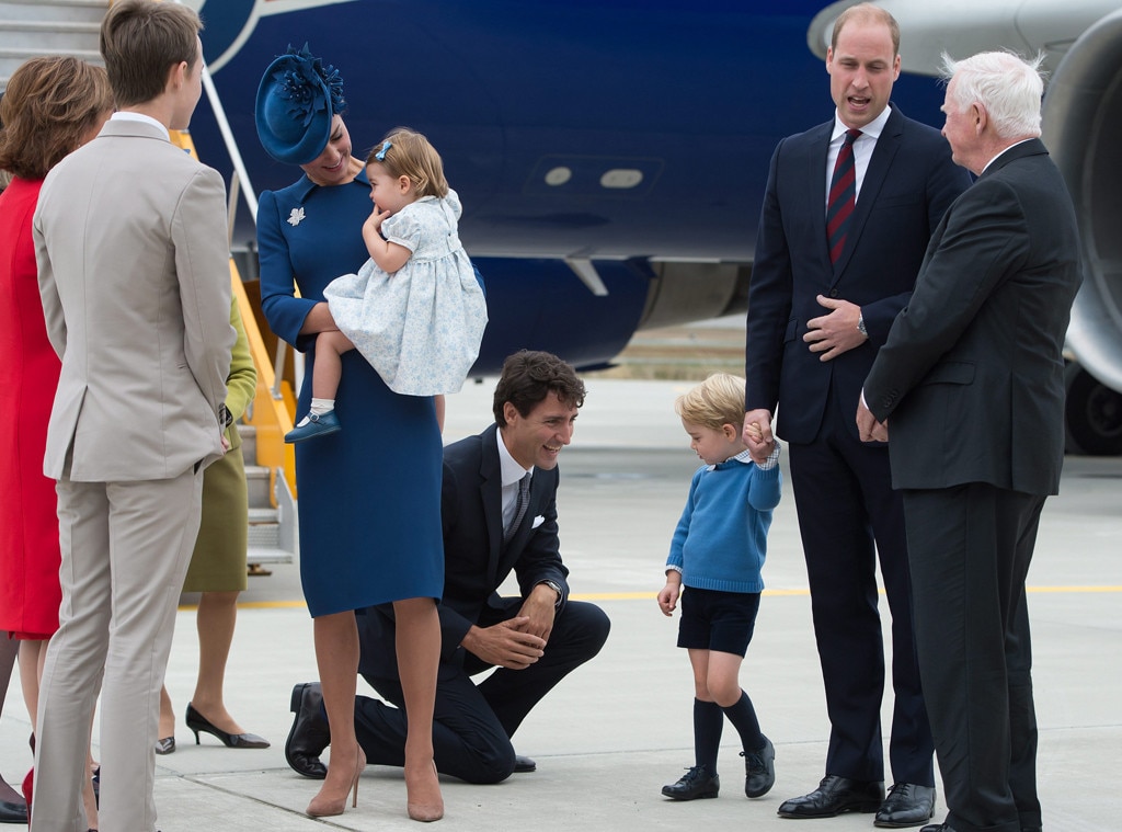 Prince George, Justin Trudeau, Princess Charlotte, Kate Middleton, Prince William Prince George, Justin Trudeau, Princess Charlotte, Kate Middleton, Prince William