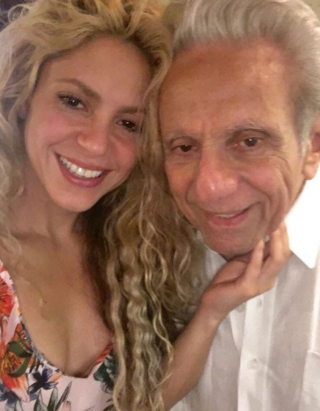 Shakira Celebrates Her Father's 85th Birthday With Adorable Selfie E