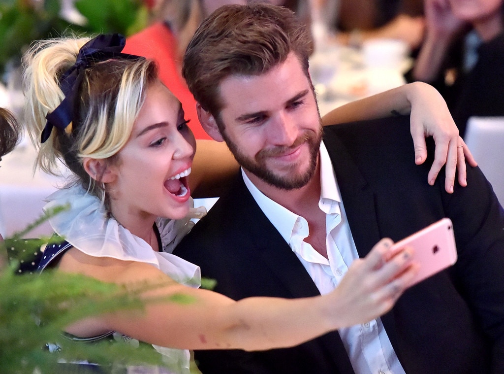 Miley Cyrus, Liam Hemsworth, Variety Power of Women