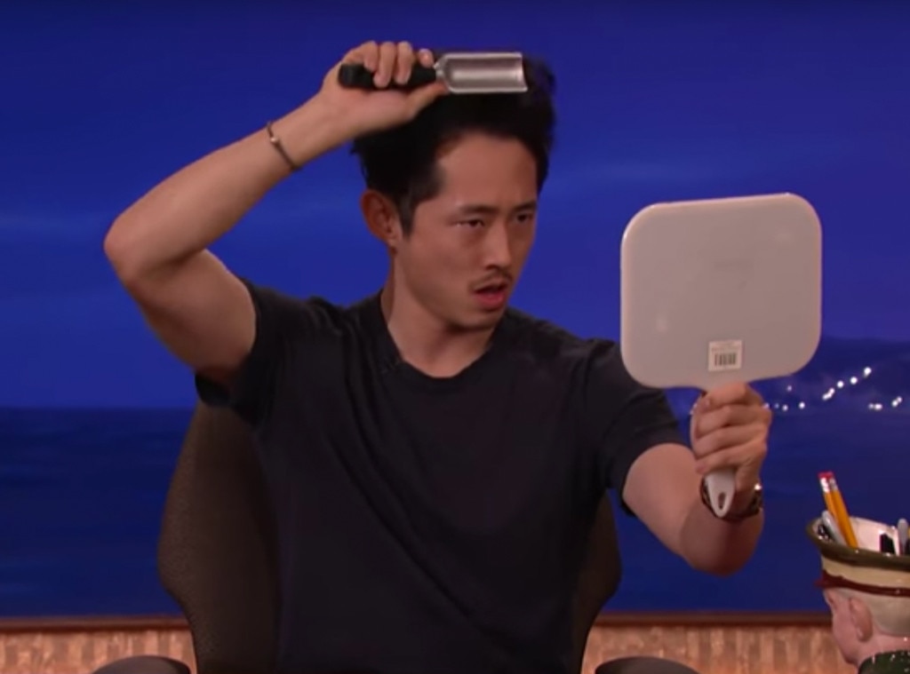 Steven Yeun, Conan O'Brien, Conan Steven Yeun, Conan O'Brien, Conan