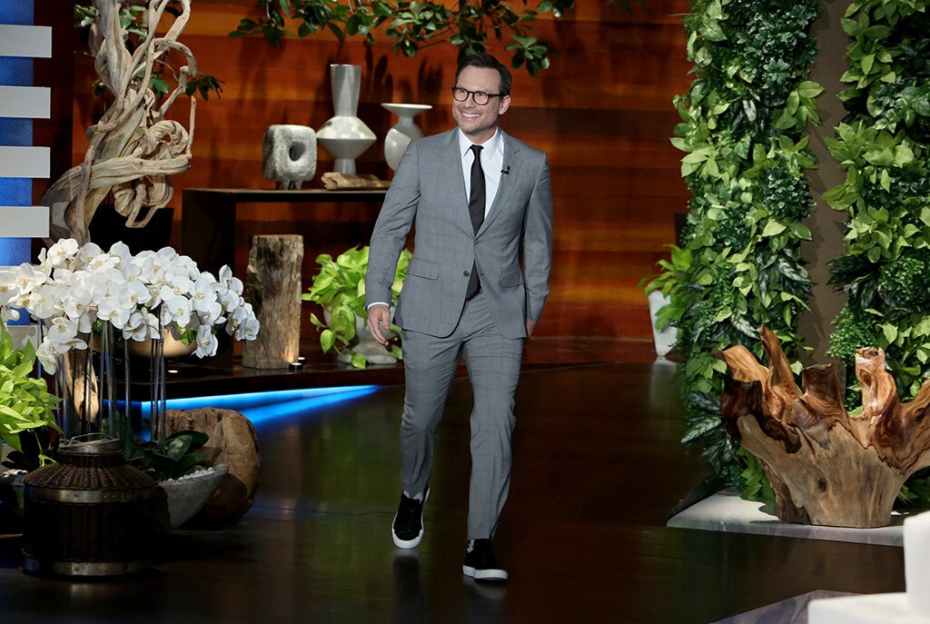 Christian Slater, The Ellen DeGeneres Show Christian Slater, The Ellen DeGeneres Show
