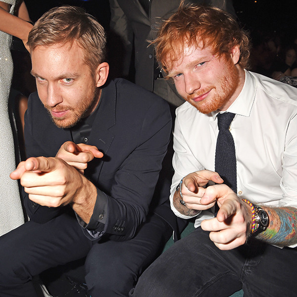 Calvin Harris Congratulates Ed Sheeran on Beating His Record With a Giant "F--k You" - E! Online