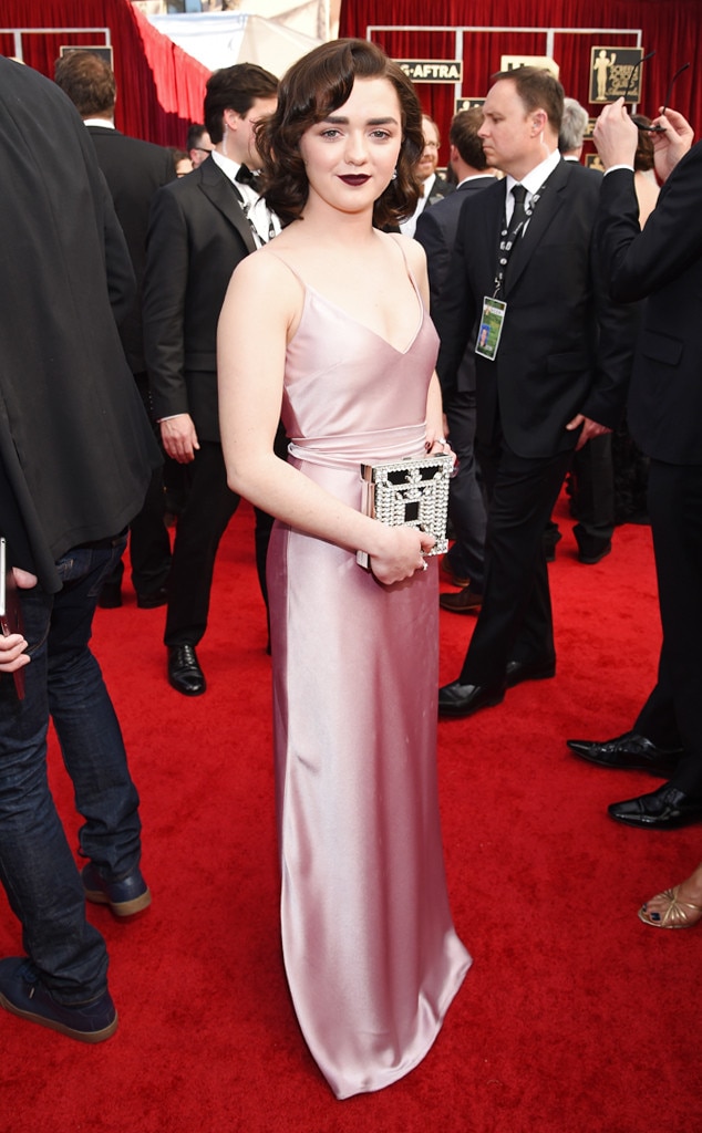 Maisie Williams, Claire Foy, 2017 SAG Awards, Best Dressed, Not Arrivals
