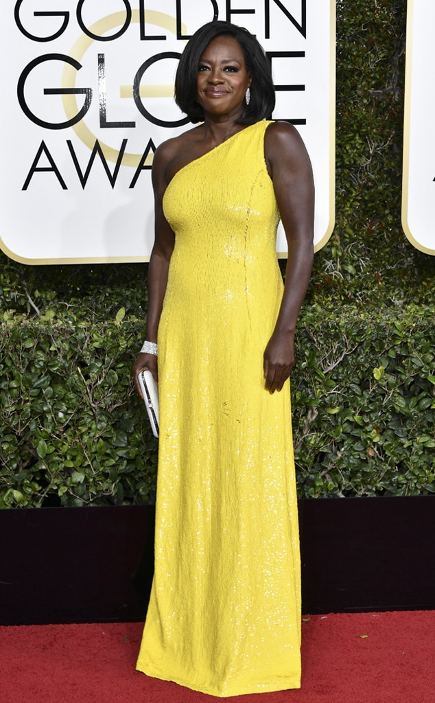 2017 Golden Globes Red Carpet Arrivals Viola Davis, 2017 Golden Globes, Arrivals