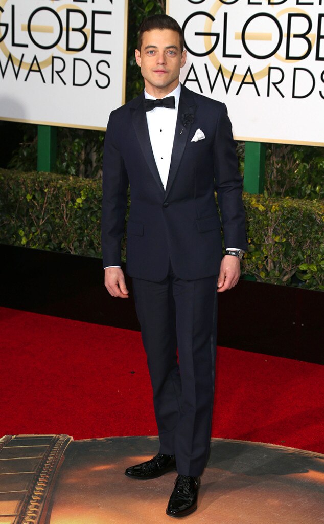 Rami Malek, 2017 Golden Globes, Arrivals