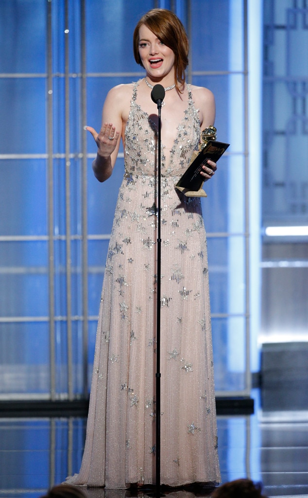 Emma Stone From Golden Globe Awards 2017 Winners E News