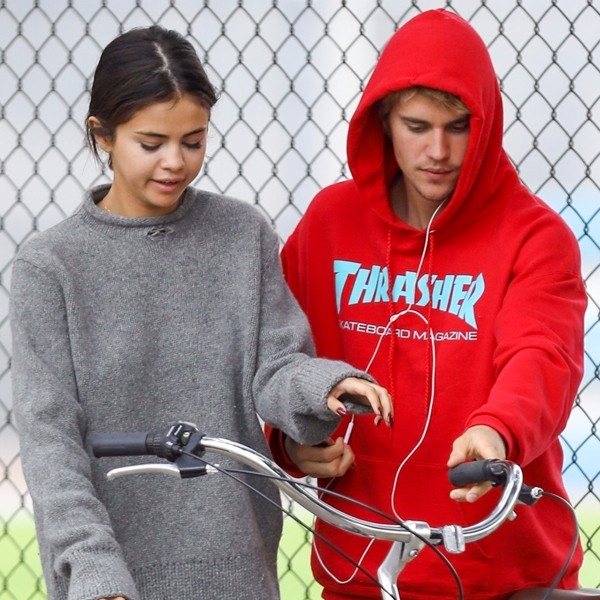 Selena Gomez and Justin Bieber Share "Sweet" Moment on Bike Ride Together