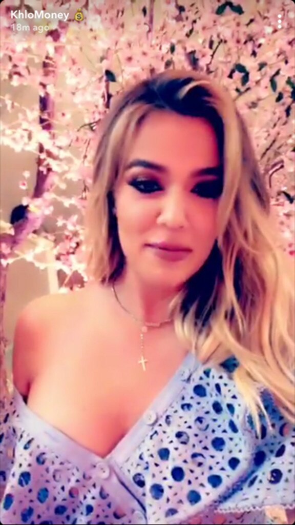 Khloe Kardashian, Kim Kardashian, Snapchat