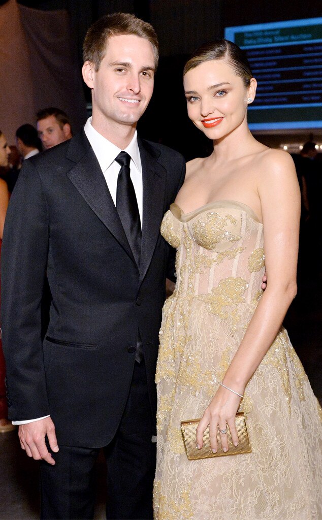 Evan Spiegel, Miranda Kerr