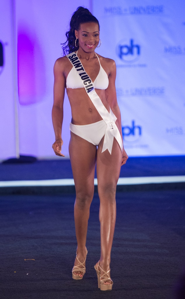 Miss Saint Lucia, Miss Universe 2017, bikini, swimsuit competition