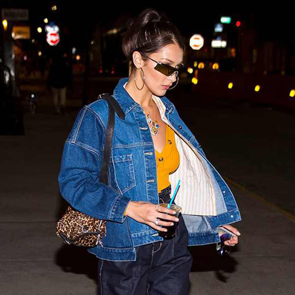 How Bella Hadid Made Yellow Dad Sneakers Look Sexy