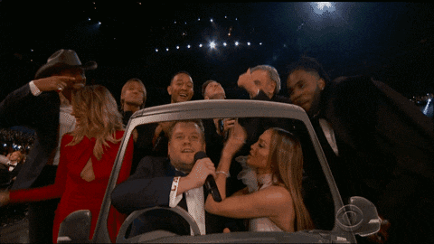 Jennifer Lopez, James Corden, Blue Ivy, Carpool Karaoke, 2017 Grammys, GIF