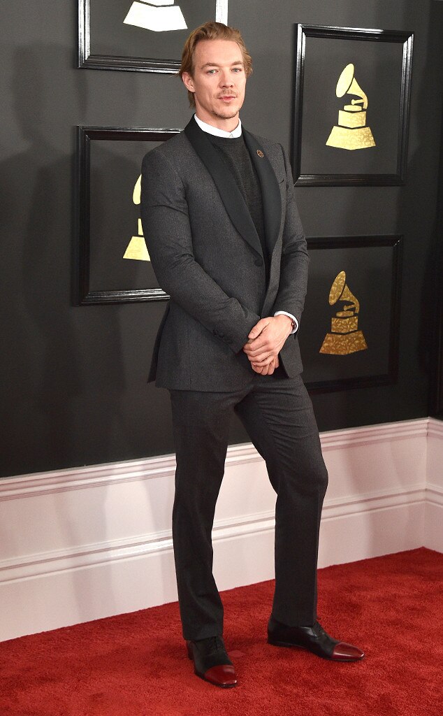 Diplo, 2017 Grammys, Arrivals
