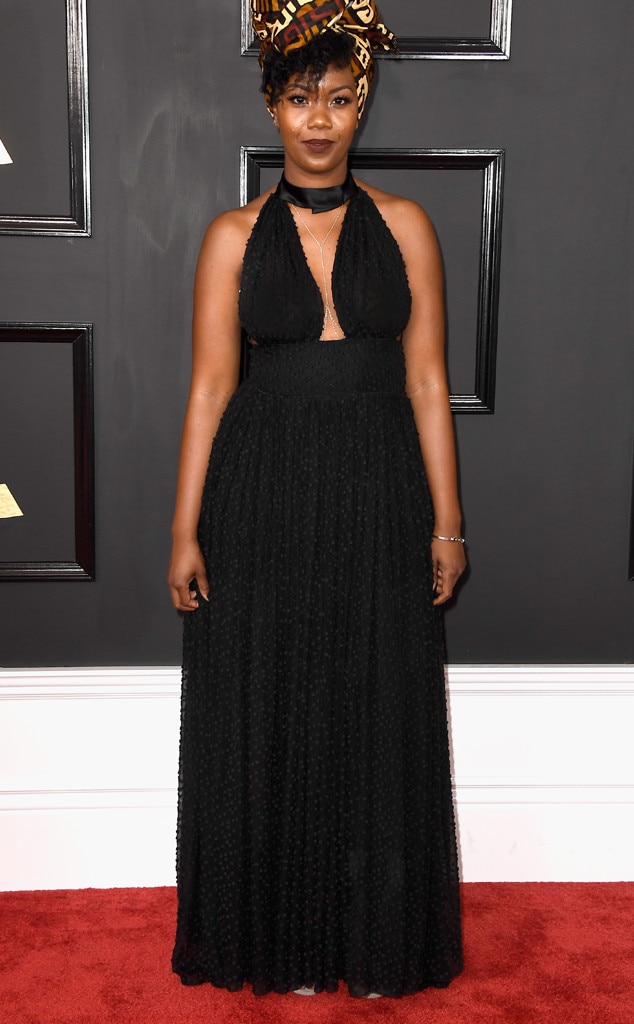 Jaime Woods, 2017 Grammys, Arrivals