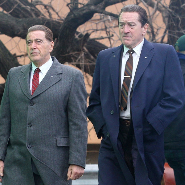 Robert De Niro Gets an Extra Lift From Platform Shoes on Set | E! News