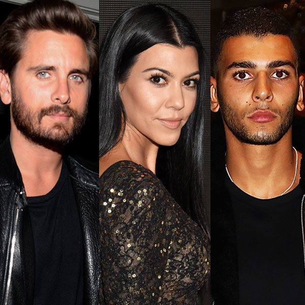 Scott Disick and Kourtney Kardashian’s Boyfriend Younes Bendjima Attend Christmas Party