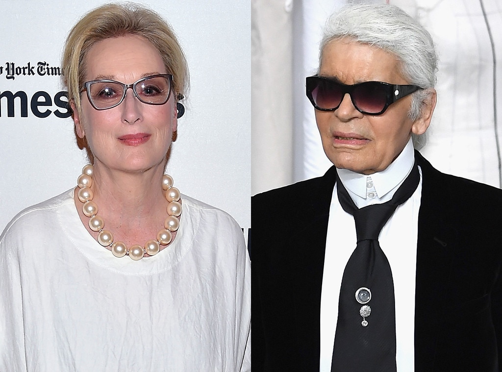 Meryl Streep, Karl Lagerfeld