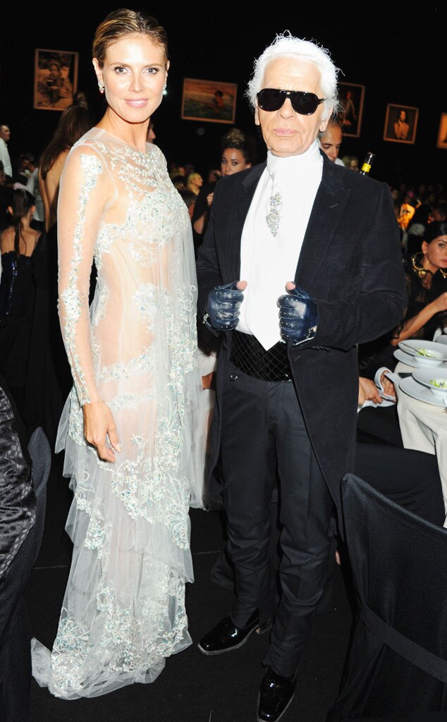 Heidi Klum, Karl Lagerfeld Heidi Klum, Karl Lagerfeld