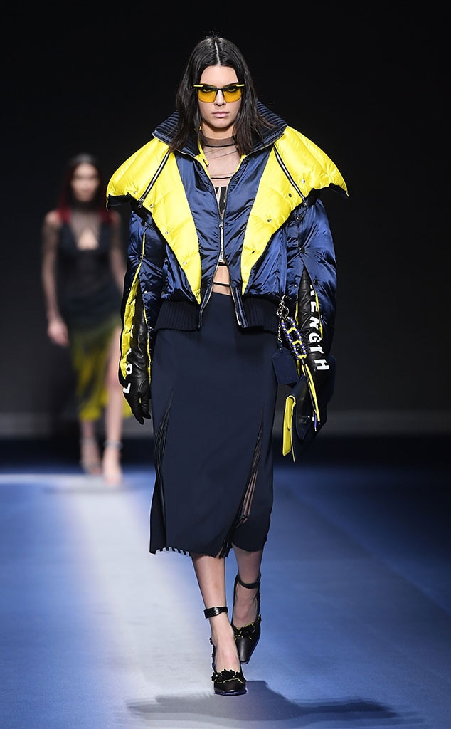 Versace, Kendall Jenner, Milan Fashion Week