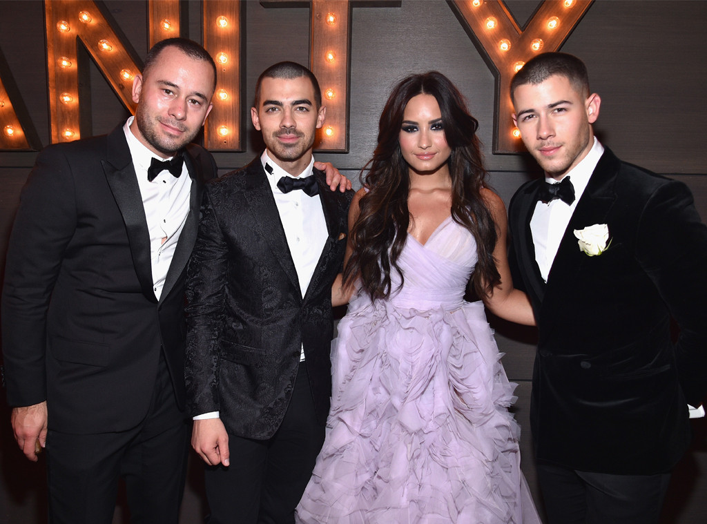 Joe Jonas, Demi Lovato & Nick Jonas from Oscars 2017 Party Pics E! News
