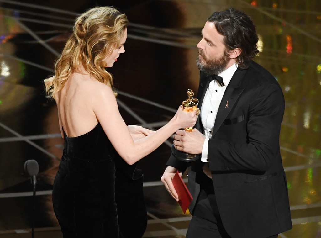 Casey Affleck, Brie Larson, 2017 Oscars, Academy Awards