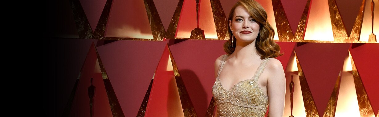 1230, Emma Stone, 2017 Oscars, Academy Awards, Winners