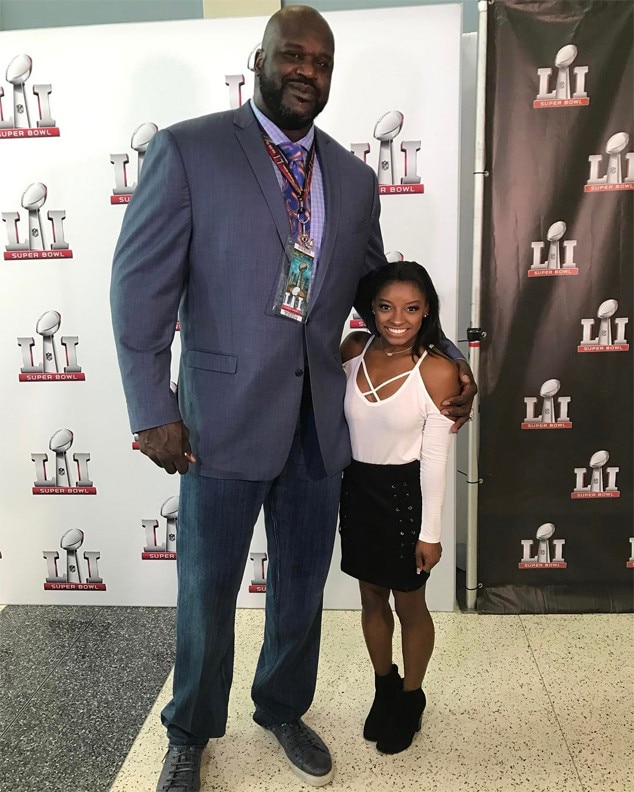 Simone Biles, Shaq, Shaquille O'Neal